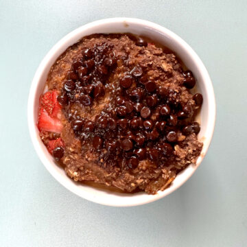 vegan gluten free baked oats